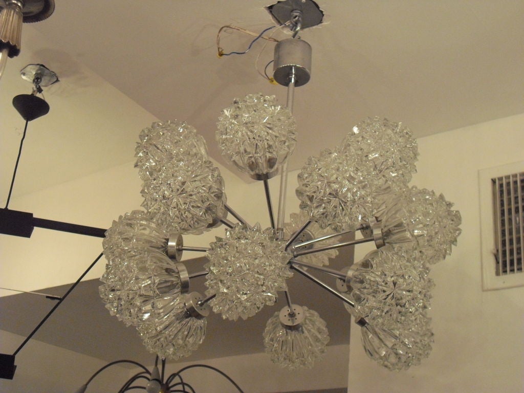 German Sixties Starburst Chandelier