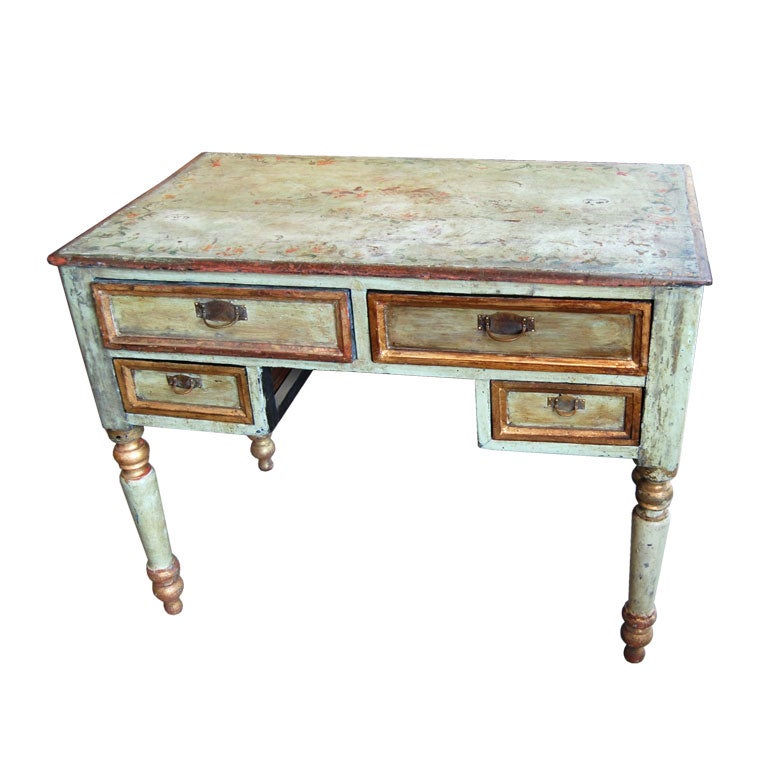 19th Century Painted Desk For Sale