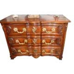 18th c. Regence Walnut Commode 9