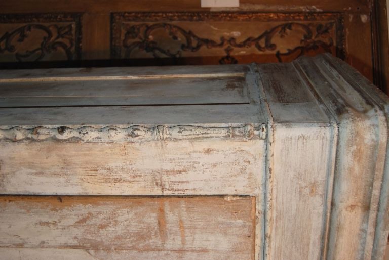 French 18th c. Painted Armoire