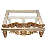 19th c. Painted and Gilded Bookstand