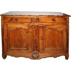 Antique 18th c. Walnut Buffet