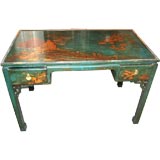 19th c. Chinoiserie Lacquered Desk