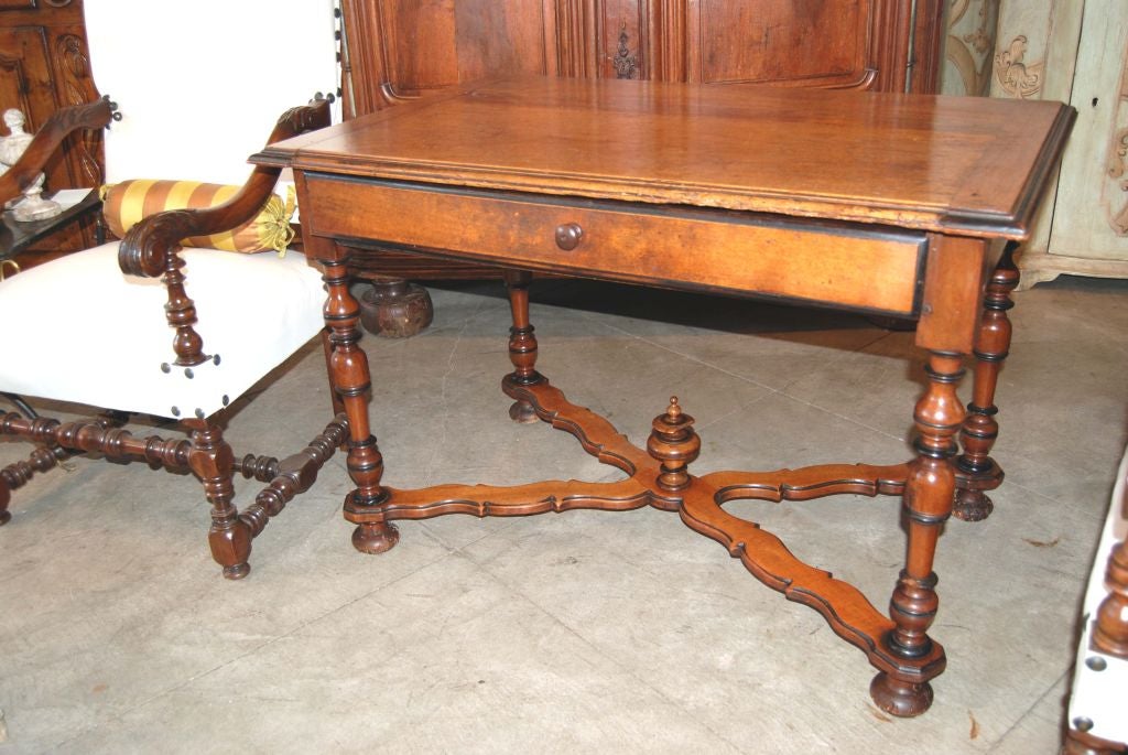 18th Century 18th c. Walnut Writing Table For Sale