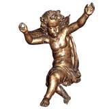 17th c. Giltwood Putti