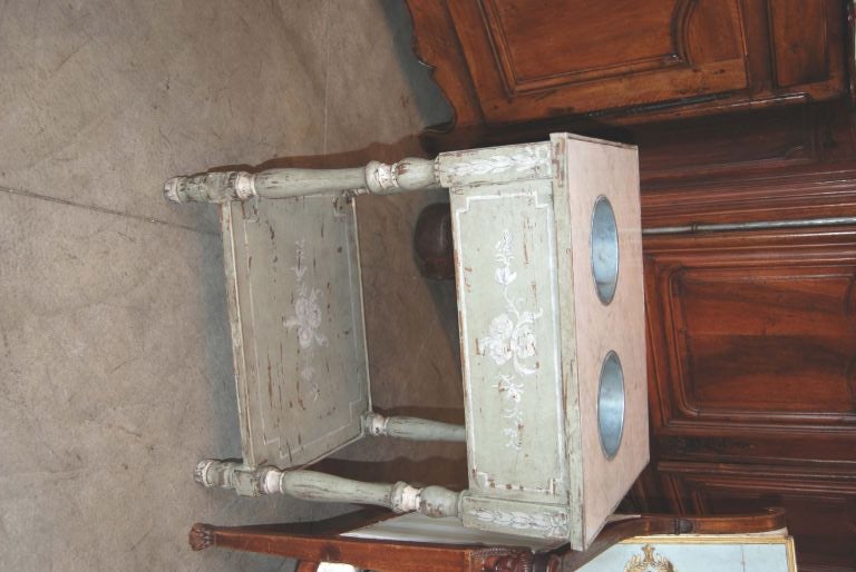 19th c. Painted Refraichissoir