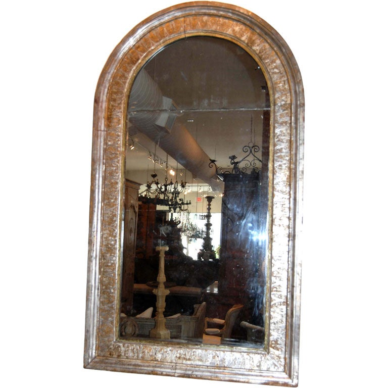 19th c. Silverwood Mirror