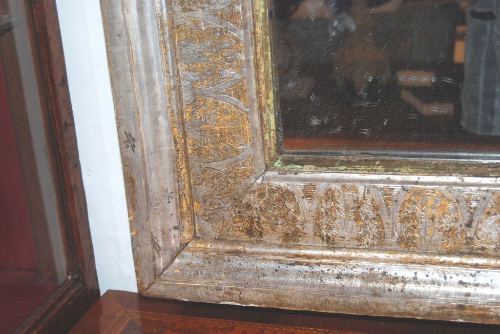 19th c. Silverwood Mirror