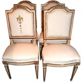 Set of Four 19th c. Italian Chairs 6