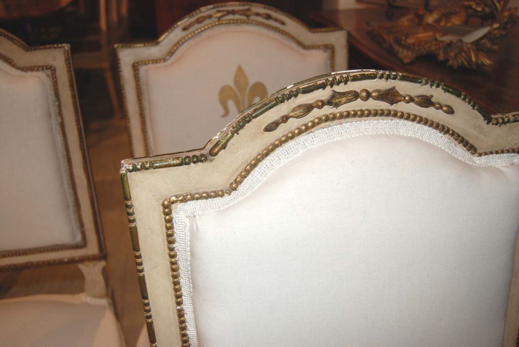 Conjunto de cuatro S. XIX Sillas italianas en venta 1