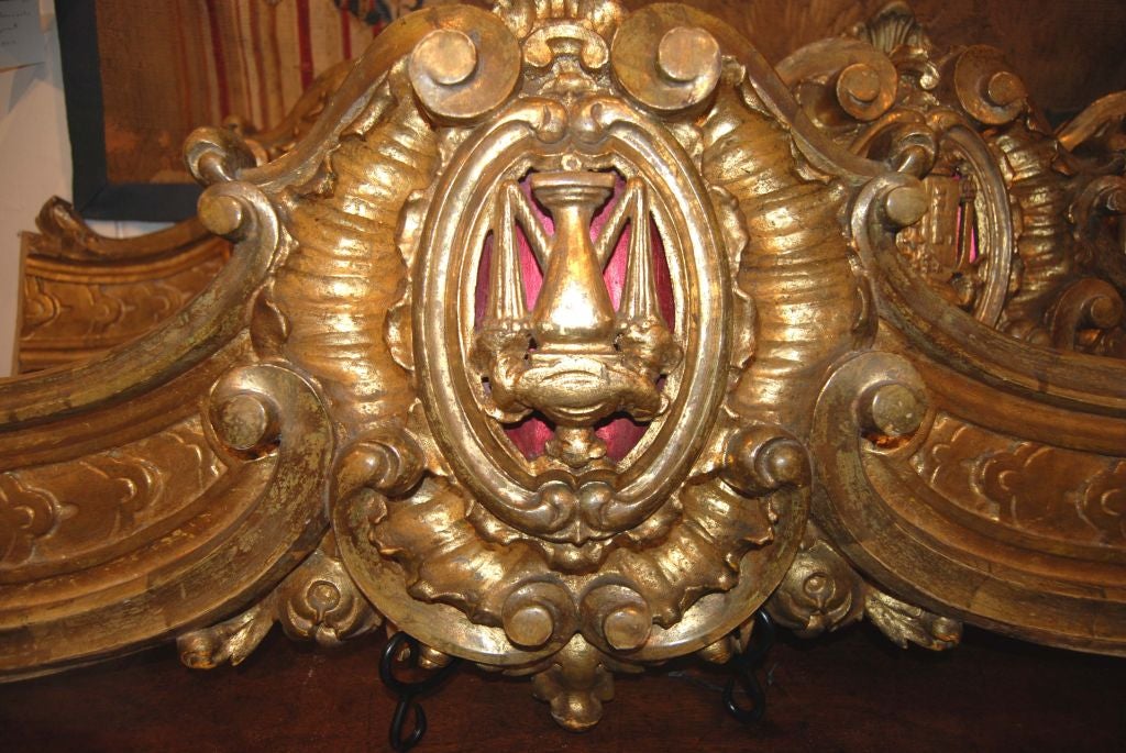 Beautifully Gilded and Carved Architectural Elements