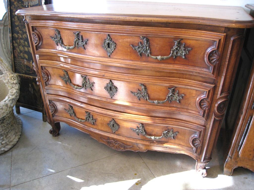 Exceptionally Carved 18th c. Commode