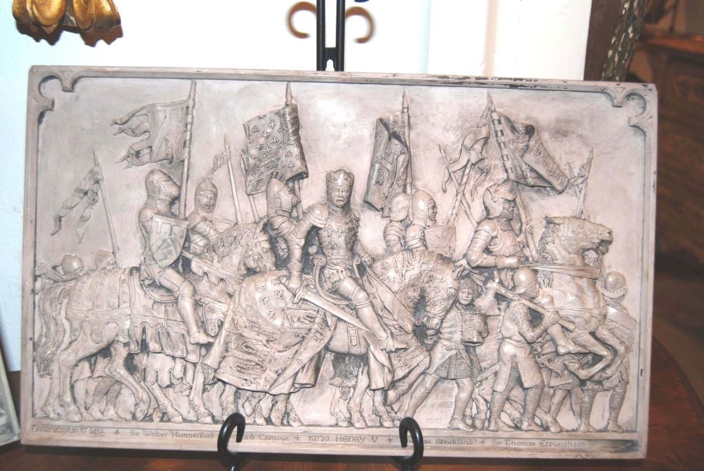 Pair of 19th c. Plaster Reliefs