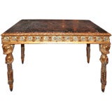 18th c. Painted and Gilded Console