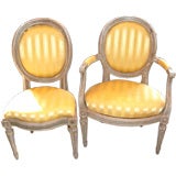 Antique Set of 8 Italian Dining Chairs