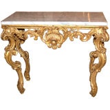 18th c. Giltwood Console