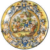 19th c. Grand French Faiance Platter