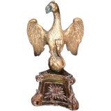 18th c. Giltwood Figural  Eagle Lectern
