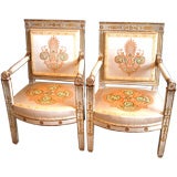 Period Empire Armchairs