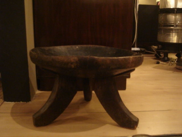 African Low Tripod Stool