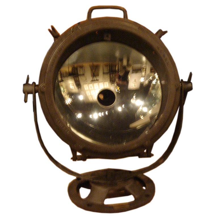 1920s Vintage Cast Iron Lantern by General Electric