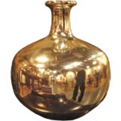 Antique Silvered Glass Vase 9