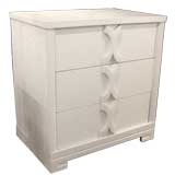 James Mont style White Dresser / Chest of Drawers