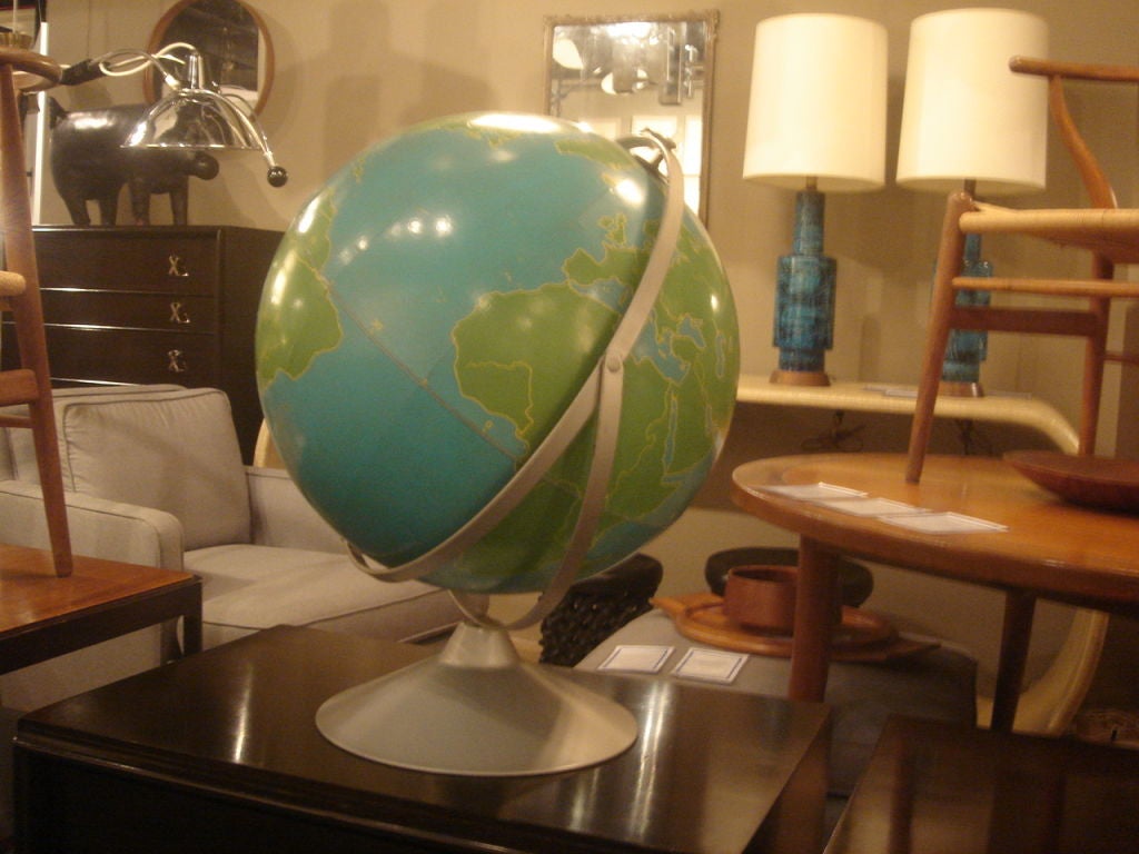 Mid-20th Century Vintage Military Globe by Nystrom
