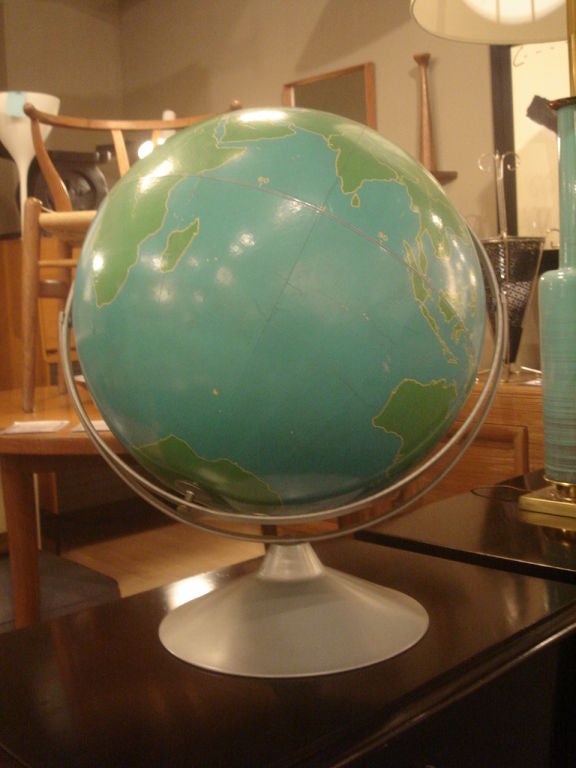 Vintage Military Globe by Nystrom 1