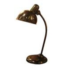 Vintage Black Desk Lamp by Christian Dell for Kaiser Idell 4