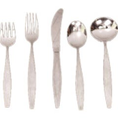 George Nelson Flatware in Leisure Pattern by Carvel Hall 8