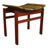 Vintage Danish Teak Bench / Stool by John Stuart