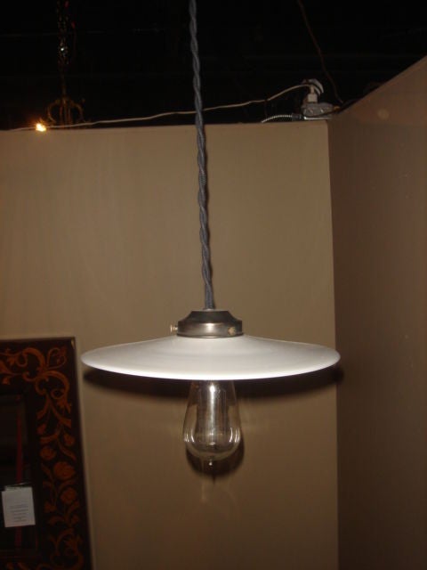 vintage milk glass pendant lights