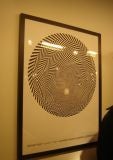 Custom Framed Serigraph Gallery Exhibit Poster by Bridget Riley