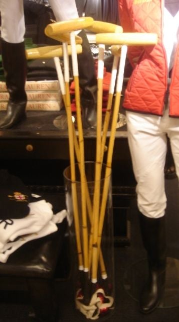 Selection of Vintage Polo Mallets