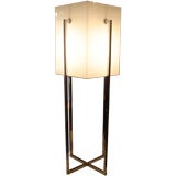 Retro Tall Chrome Table Lamp by Paul Mayen for Habitat