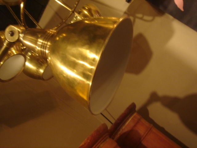 Vintage French Brass Wall Extension Lamp 1