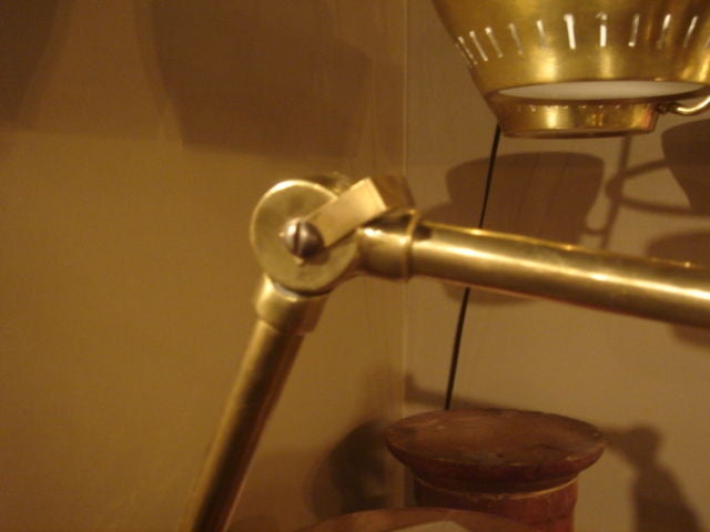 Vintage French Brass Wall Extension Lamp 2