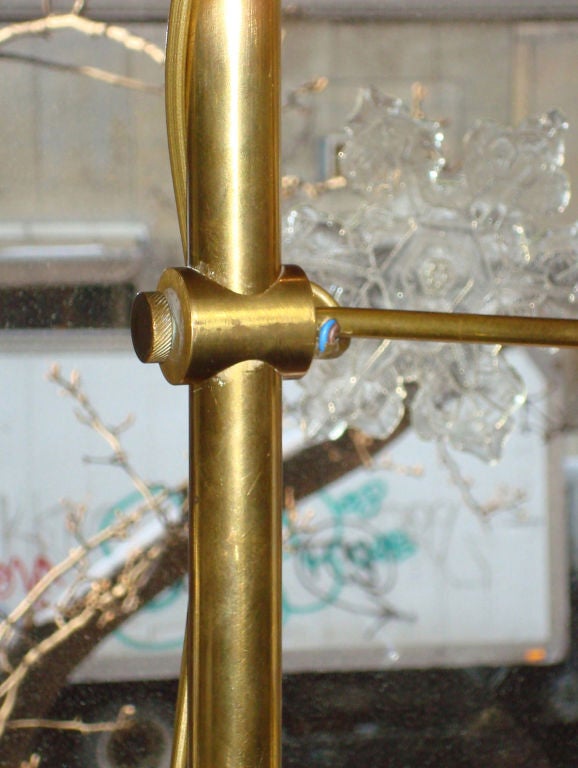 Mid-20th Century Pole Lamp with Three Shades
