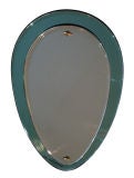 Green Framed  Mirror