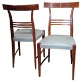 Vintage Pair of Exceptional Side Chairs by Paolo Buffa