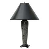 AMERICAN 
ASIAN MODERN
  BLACK-GLAZED PORCELAIN  LAMP