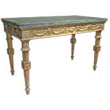 ITALIAN NEO-CLASSICAL GILT WOOD CONSOLE TABLE