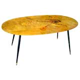 ITALIAN 1950'S LACQUERED SIDE TABLE