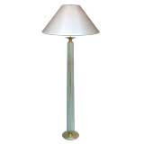 ITALIAN 1950
S GLASS  FLOOR LAMP style of Fontana Arte