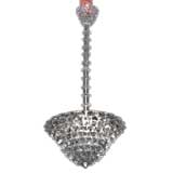 ITALIAN 1940'S 'ROSTRATO' GLASS CHANDELIER  style of Barovier