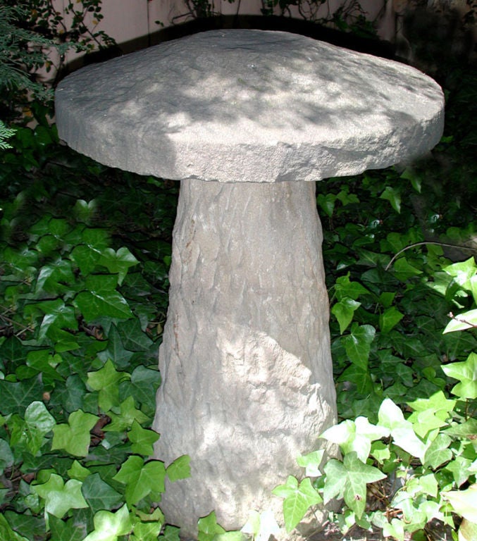 with stones mushroom shaped