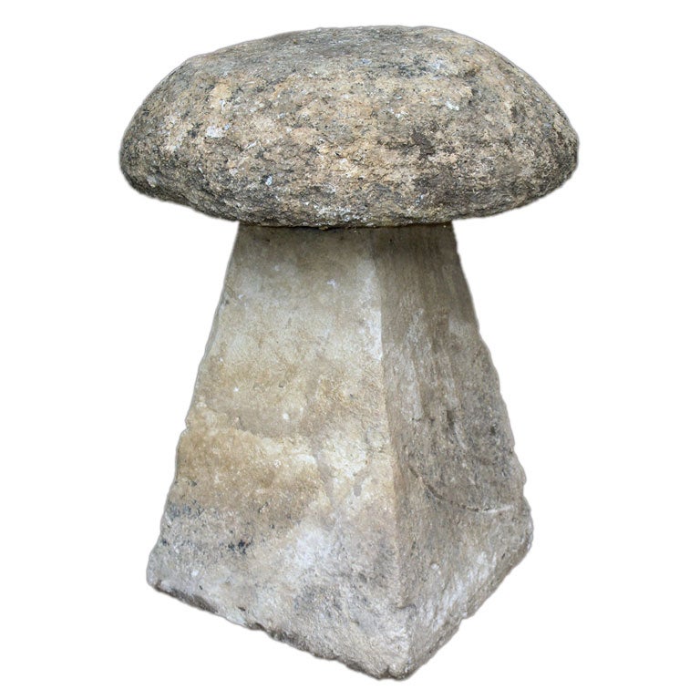 English Mushroom-shaped Staddle Stones For Sale