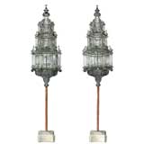 Antique PAIR OF ELECTRIFIED VENETIAN LANTERNS, Ex-Coll. Whitney Warren