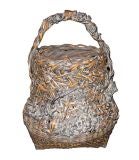 Antique Japanese Ikebana Basket